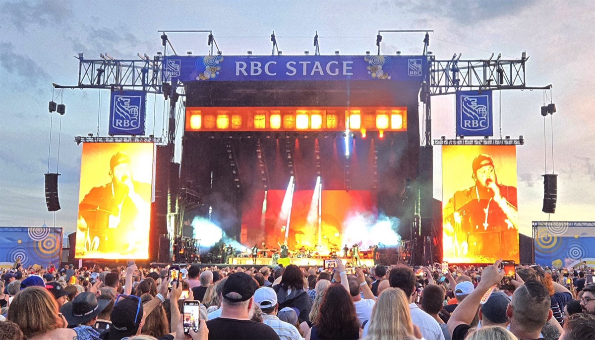 Festival stage production