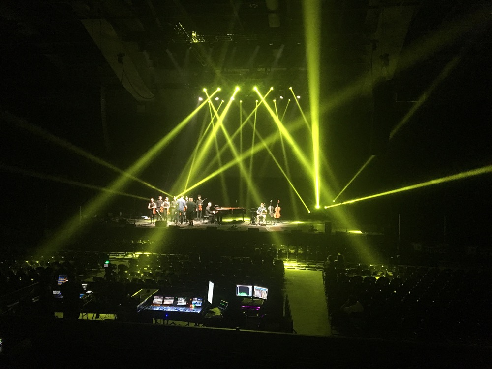 Concert lighting setup